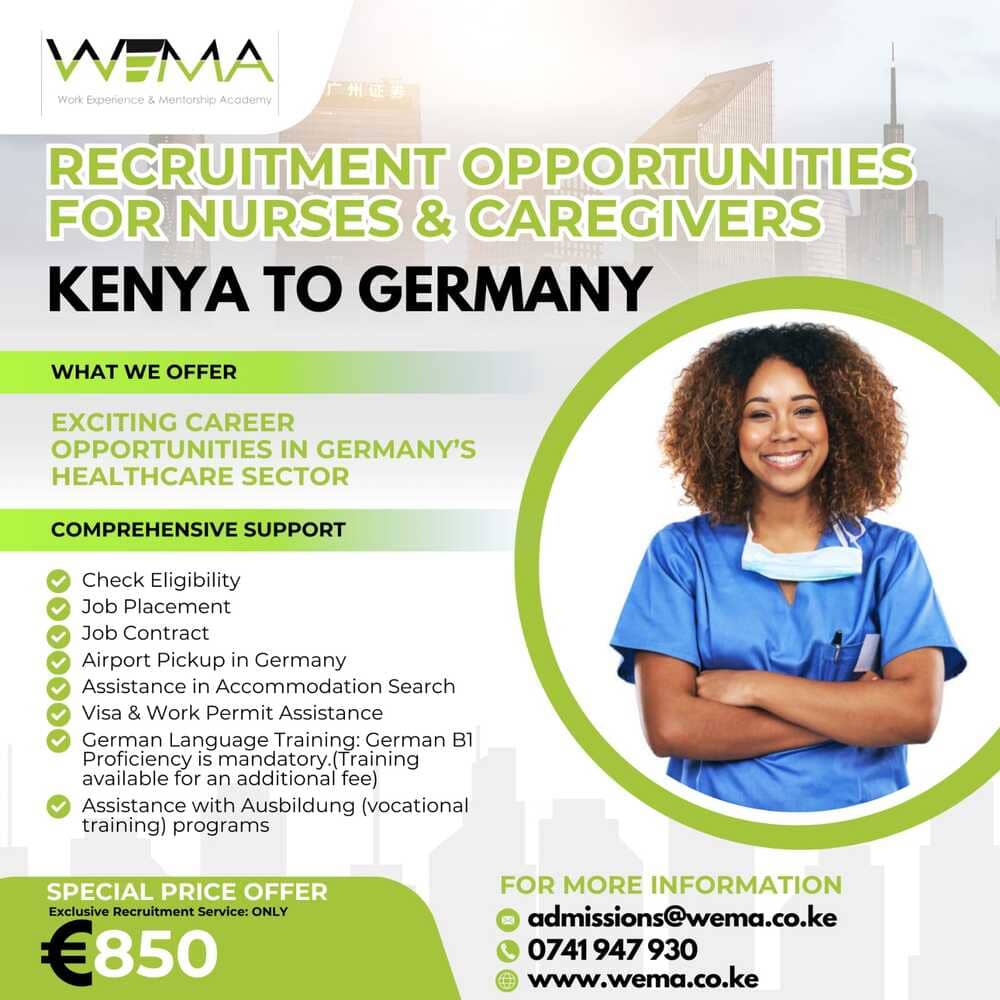 WEMA ANNOUNCEMENT GERMANY OPPORTUNITY